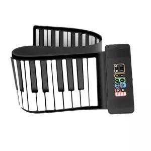휴대용 전자피아노 롤링 접이식 핸드롤 연습 폴딩 실리콘 키보드