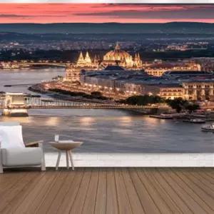 야경 태피스트리 북유럽 벽포스터 가림막 커튼 가리개 인테리어 장식