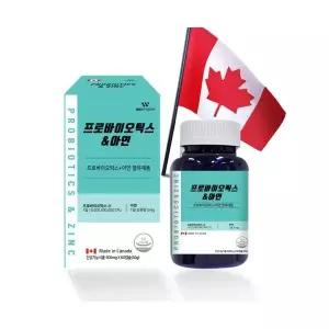 웨이팜 프로바이오틱스아연 500mg x 60캡슐