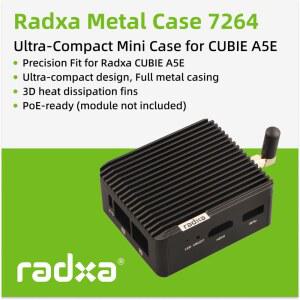 A5E용 Radxa 7264 금속 케이스 - 알루미늄 인클로저