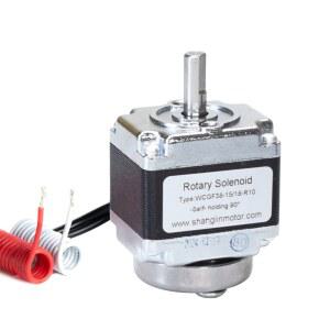 로터리 솔레노이드 액추에이터, 양방향 고속 회전, 레이저 셔터 분류, DC12V, 24V 제한, 90 도 회전 각도