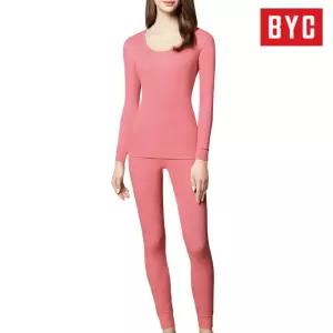 베이직 내복 BYC 상하세트 핑크피치 DCS5023 여성
