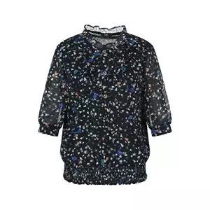 [셀러허브 1]올리비아로렌 sh06 프린트 브루종 블라우스  VOCNS5M6466 (48737405)