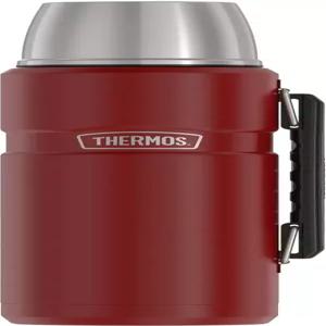 THERMOS 스테인리스 킹 진공 단열 음료 병 40온스 러스틱 레드