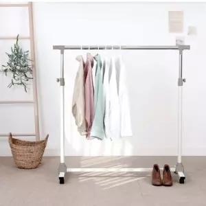 이동식 높이조절 매장용 행거 폭조절 웜그레이 가정용 헹거 2단 튼튼한거 옷걸이거 가게 디피용 옷방 자취