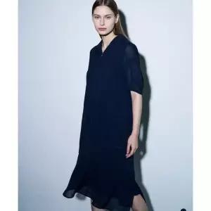 [올리비아로렌]볼륨 소매 튜닉 원피스 VOCOA5M5241