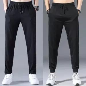 남성쿨링긴바지일자조거 여름바지 트레이닝복 아이스