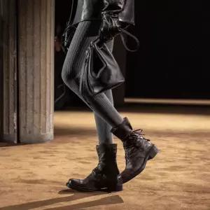 포뇨2 여성용 빈티지 워커 미들 스트랩 마이야르 소가죽 버전~미우하우스 워커힐 앵클부츠 OPH5