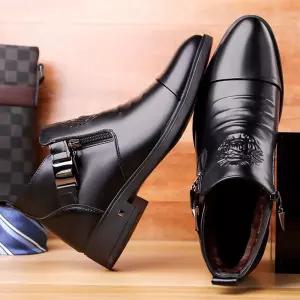 포뇨2 여자 빈티지 단화 미끄럼 빅사이즈 방지 옆지퍼 고무창 워커힐 미들 워커 OPH5