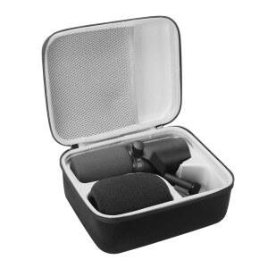 SM7B /MV7 /SM7dB /MV7X 보컬 다이내믹 마이크와 호환되는 SnawikiBag 하드 캐리링 케이스블랙