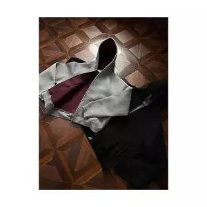 남성 코디룩 집업 가디건 공기층의 제왕 레드 네오프렌 후드 봄가을 루즈핏 쇼트 카디건 인기3