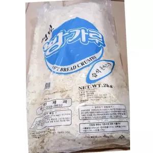 영빈제과 습식 빵가루 냉동 굵은 입자 2kg 업소용 튀김 조리