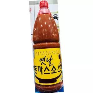 미담채 옛날 돈까스 소스 1.8L 8병 업소용 양념 튀김