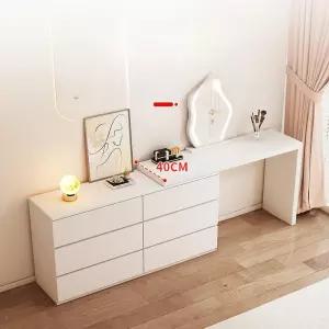 ㄱ자 서랍장 콘솔 파우더장 수납 메이크업 코너 원룸