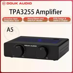 Douk Audio A5 미니 TPA3255 디지털 전력 증폭기 HIFI 300W 클래스 D 홈 스테레오 스피커 앰프