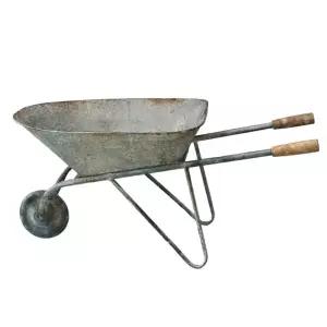 양철통 바스켓 손잡이 철제 소품 원형 빈티지 화분 인테리어