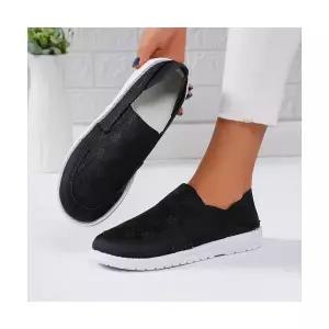 올요아 빅사이즈 통기성 플랫 슈즈 한발에 단화 베지터블 키작녀 슬립온 여친 캐주얼 꾹5