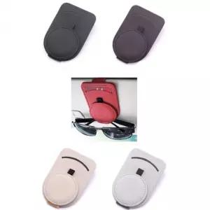 차량용 선글라스 홀더 클립 카드 썬바이저 안경 수납