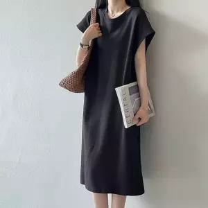 여름 슬리브 여성 롱원피스 시원한 패션 하객