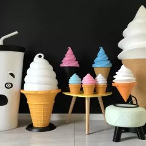 대형 아이스크림모형 조명 라이트박스 소프트콘 가게