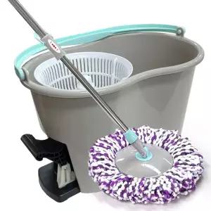 퀸마루 멀티맙 페달청소기 강력파워회전걸레 가정 물걸레 통돌이 밀대 용밀대 대형 막대 물밀대 대걸레