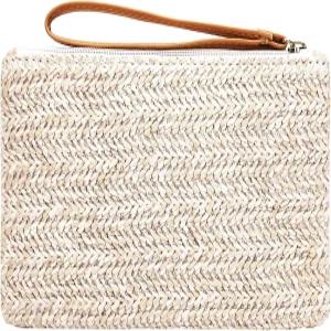 여성 비치용 라이크 스트로 클러치 지갑 작은 크로스 바디백