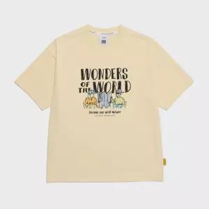 내셔널지오그래픽 N252UTS980 리젠아스킨 그래픽 반팔 티셔츠 BUTTER 3158018 319162