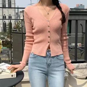 [신세계라이브쇼핑][옷자락] 여자 브이넥 잔골지 슬림핏 린넨 가디건
