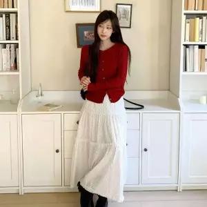 [신세계라이브쇼핑][옷자락] 여자 클래식 꽈배기 라운드 니트 가디건