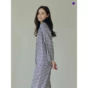 매장정품 신영와코루 면100% 하운드 투스체크 셔츠 여성 파자마SPAE104W 1987990