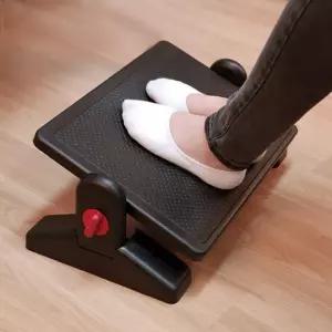 풋레스트 35도 각도조절 미끄럼방지 발받침대 거치대다용도 책상소품 풋보드 다리 사무실대 책상대