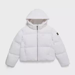 내셔널지오그래픽 N244WDW851 여성 숏기장 구스 후디 다운 점퍼 IVORY 2947355 319171