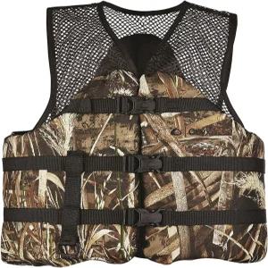 보트 타기 낚시 사냥을 위한 메시 클래식 스포츠 USCG 승인 구명조끼