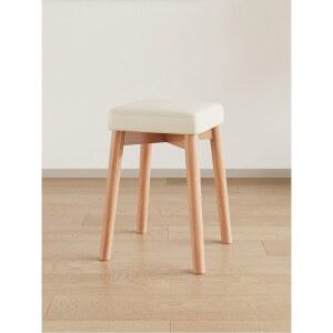 식탁의자 스툴 화장대 원형 원목스툴 프리메이드 커피숍 둥근의자 매장 고무나무 통나무