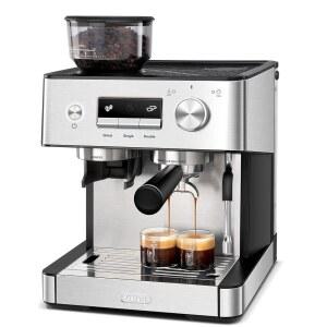 그라인더와 밀크 프로더가 내장된 GEVI 20 커피 머신 전문 에스프레소 가정용 메이커