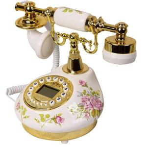 빈티지 유선 전화기 가정용 거실 사무실 인테리어 아이디어 소품