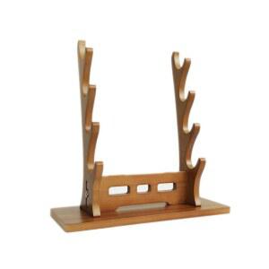 원목 사시미 일식 4단 보관 칼걸이 칼블럭 주방칼 소나무 보관대 나이프 건조 거치대