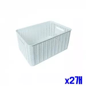 36x28x24cm x2개 오픈형 다용도 수납 바스켓