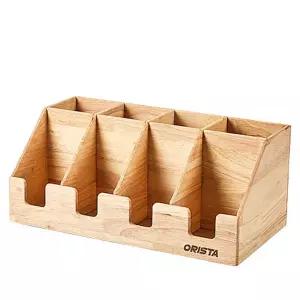 오리스타 우드 에이스 디스펜서(8구)소품수납 커피 케이스 보관함 소품함 정리함