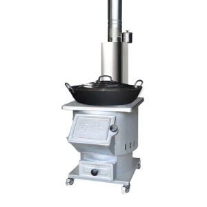 주물화목난로 장작 주전자 2m 가정용 야외 화목 무연 소각로 장작난로 기구 난로 불멍