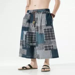 남성 린넨 통바지 팬츠 와이드팬츠 슬랙스 벌룬팬츠 냉장고 밴딩 여름바지