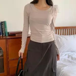 여자 사이드 셔링 레이어드 나시 세트