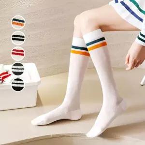 라인 2개 메쉬 니삭스 여름 골프양말 스포츠 무릎 WFJ68CE