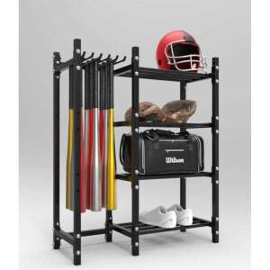 인터콘티넨탈 야구 장비 선반 다용도 수납 선반 실내 야구 소프트볼 헬멧 장갑 장비 선반