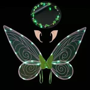 할로윈 의상 공주 코스프레 천사 파티 날개 요정 소녀 빛나는 크리스마스