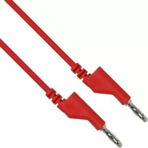 강원전자 NETmate NMC-BB10R 바나나 플러그/잭 케이블 1m (레드)