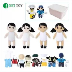 아이넷 직업에 맞는 옷차림8종역할놀이 소꿉 병원 완구 의사 간호사 어린이장난감 조카선물