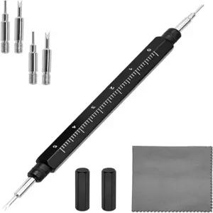 빠른 시계 링크 제거 손목시계 밴드 핀 교체 내구성 정밀도 사용 편의성을 위한 자 캡 4PCS 니들 포크가