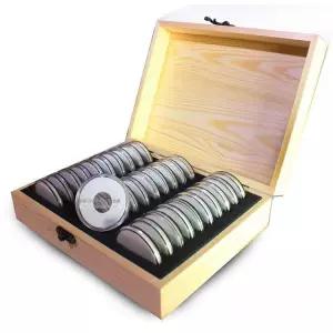 주화 보관케이스 동전 수집 코인 기념품 캡슐 상자 전시 컬렉션 홀더함