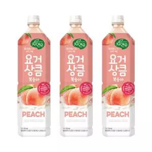 웅진 자연은 요거상큼 복숭아 1.5L x 12개